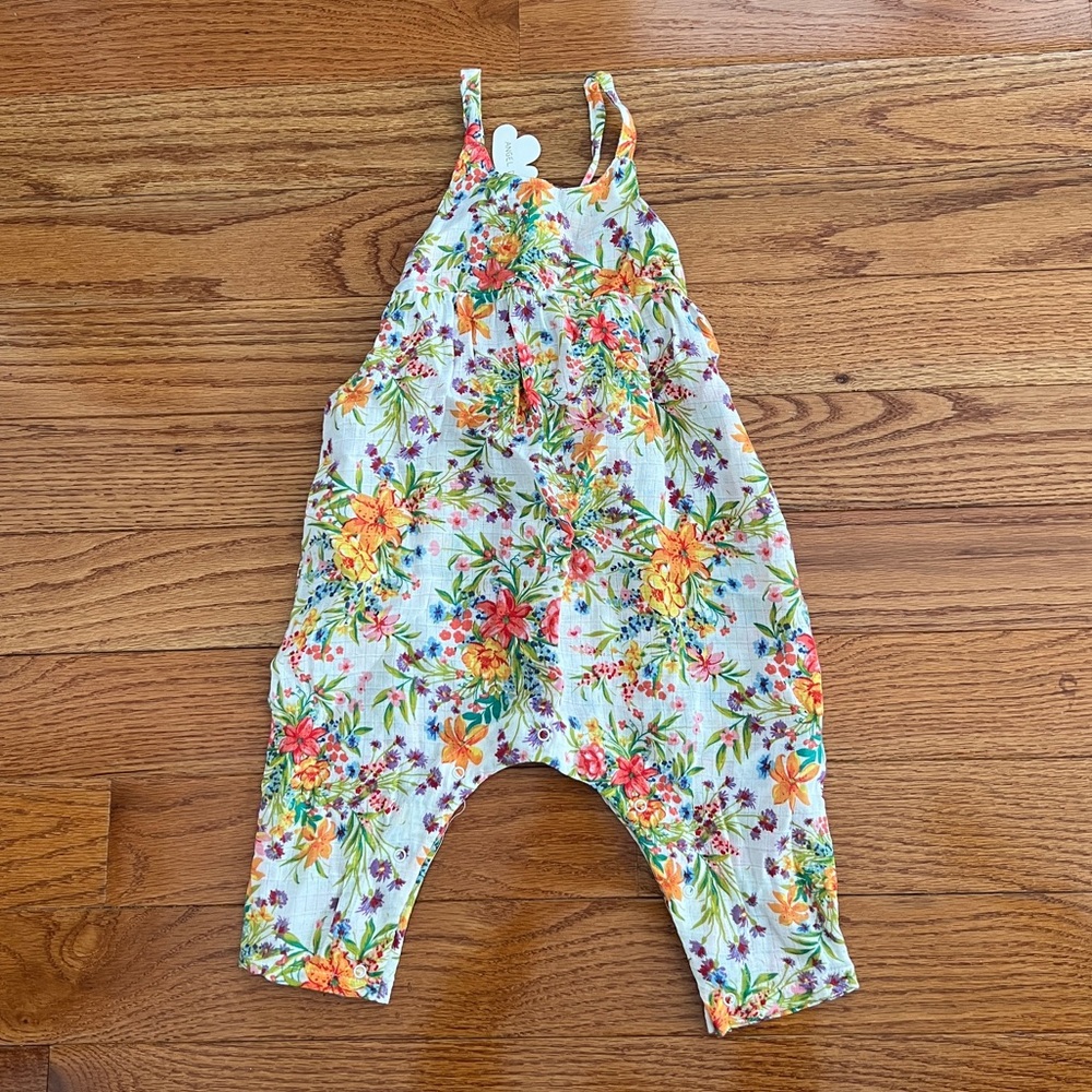 Angel Dear Floral Baby One Piece Jumpsuit